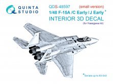 1/48 F-15A/F-15C Early/F-15J Early Interior for Hasegawa