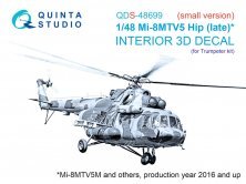 Quinta Studio Int�rieur 3D 1/48 Mi-8MTV5 pour Trumpeter