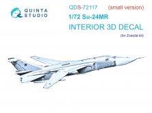 1/72 Su-24MR Interior for Zvezda, small version