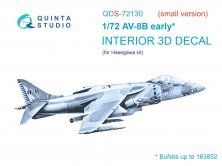1/72 AV-8B early Interior for Hasegawa small version
