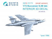 1/72 Buccanneer S.2B Early coloured Interior for Airfix