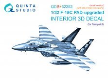 1/32 McDonnell F-15C Eagle PAD-upgraded Interior for Tamiya