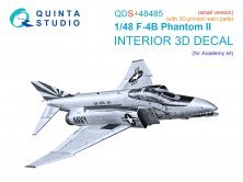 1/48 McDonnell F-4B Phantom II Interior for Academy