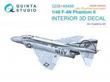 1/48 McDonnell F-4N Phantom II Interior for Academy