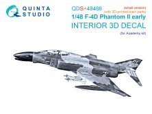 1/48 McDonnell F-4D early Phantom II Interior for Academy