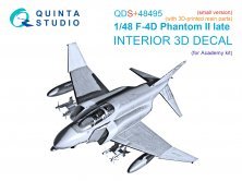 1/48 McDonnell F-4D late Phantom II Interior for Academy