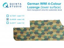 1/48 German WWI 4-Colour Lozenge for lower surface