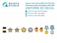 1/10 Soviet Navy orders and badges 1942-1945