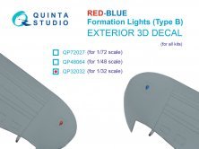 Quinta Studio Feux de Formation Rouge-Bleu Type B 1/32