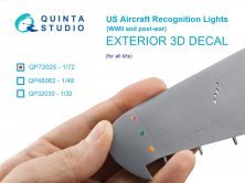 Quinta Studio Feux de Reconnaissance US Avions 1/72 WWII