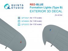 Quinta Studio Feux de Formation Rouge-Bleu Type B 1/72