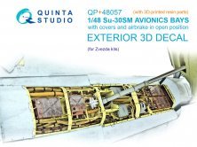 Quinta Studio Su-30SM Soute frein air et avionique 1/48