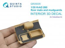 1/35 KrAZ-260 floor mats and mudguards for Hobby Boss