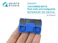 Quinta Studio Tapis et Garde-boue KAMAZ-65115 1/43 Zvezda