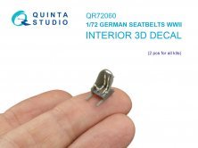 Ceintures de s�curit� 1/72 Chasseur Allemand WWII (2 si�ges)