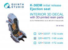 1/48 K-36DM for initial release ejection seat for Su-17M3/M4