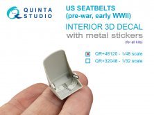 1/48 Pre-war/early WWII US fighter seatbelts