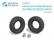 1/35 Dodge WC Family tyre set for Zvezda