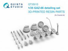 1/35 GAZ-66 detailing set for Zvezda
