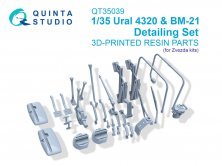 Quinta Studio Set d�taillage Ural 4320 BM-21 1/35 Zvezda