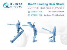 1/48 Ka-52 Landig Gear Struts for Zvezda/QNT