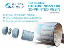 Quinta Studio Tuy�res Su-30SM Position Postcombustion 1/48