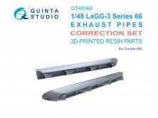 1/48 Lavochkin LaGG-3 series 66 Exhaust Pipes for Zvezda