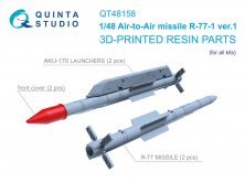 Quinta Studio Missiles AA R-77-1 Ver.1 1/48 - 2 pcs.