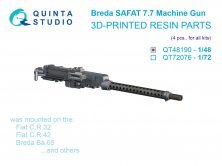 Quinta Studio Breda SAFAT 7.7 MG italienne WWII 1/48