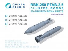 QUINTA STUDIO RBK-250 PTAB-2.5M Bombes � Fragmentation 1/48