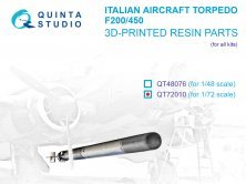 1/72 Italian WWII aircraft torpedo F200-450