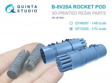 1/72 B-8V20A rocket pods, 2 pcs. for all kits