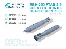 Quinta Studio RBK-250 PTAB-2.5 Streubomben 1/72