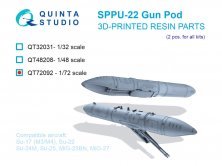 Quinta Studio SPPU-22 Kanonenbeh�lter 1/72 - 2 St�ck
