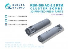 Quinta Studio RBK-500 AO-2.5 RTM Streubomben 1/72
