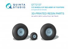 QUINTA STUDIO 1/72 Roues LaGG-3 MiG-3 La-5/7/9 Yak-7