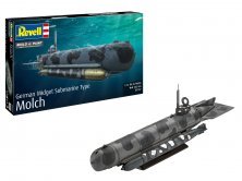 Revell 1/72 Deutsches Kleinst-U-Boot Typ Molch