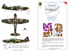 Top Notch Masques Peinture Defiant Mk.I 1/48