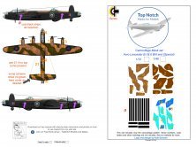 Top Notch Masques Peinture Lancaster B.I/III 1/48