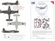 1/72 Hunting Percival Jet Provost T.4 Camouflage Paint mask
