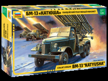 Zvezda Soviet Katyusha Rocket Artillery Truck 1/35 Zvezda Soviet Katyusha Rocket Artillery Truck 1/35