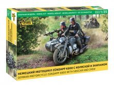 1/35 Zundapp K800 Motorcycle with Sidecar