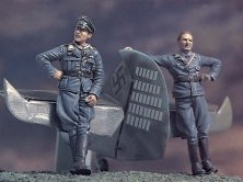 GERMAN ACE  W/BF109 TAIL & BASE  1/35