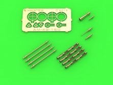 1/48 PZL P.11C MG barrels, gunsight & venturi tube