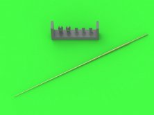 1/72 German WWII folding 2m rod antenna
