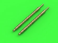 1/72 MG-34 German machine gun barrels wth drilled cooling jacket