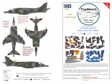 1/24 BAe Harrier GR.3 wrap-around camouflage pattern paint mask