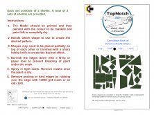 1/72 Generic Luftwaffe Shapes Camouflage Pattern Paint Mask