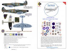Top Notch Masques Spitfire Mk.1a ZP-A Sailor Malan 1/48