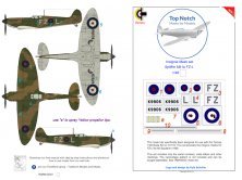 1/48 Supermarine Spitfire Mk.1a FZ-L mask insignia packs